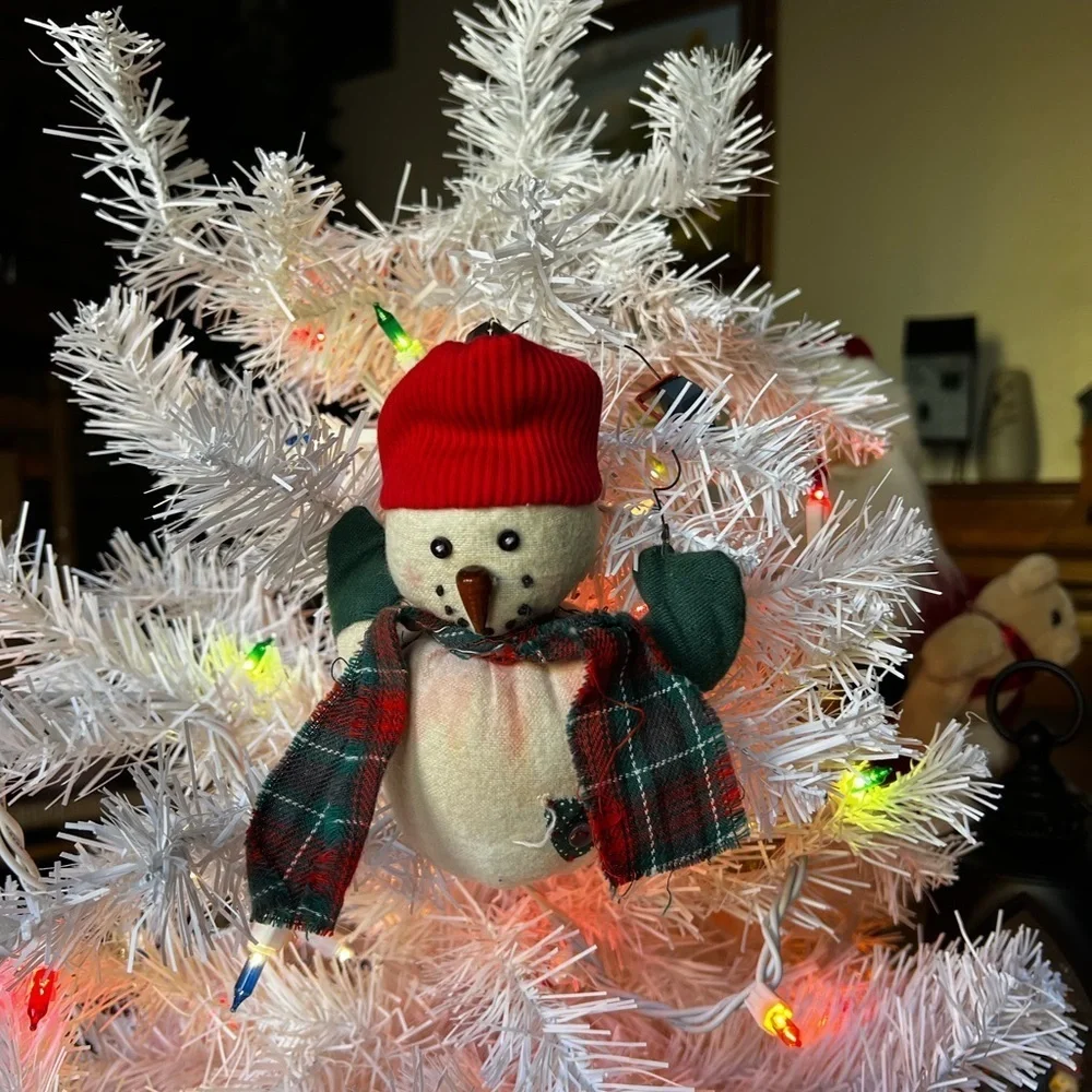 ❤️ Vintage 1987 Snowman Christmas Ornament